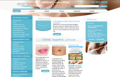 Páginas WEB - Clinica Abandoibarra